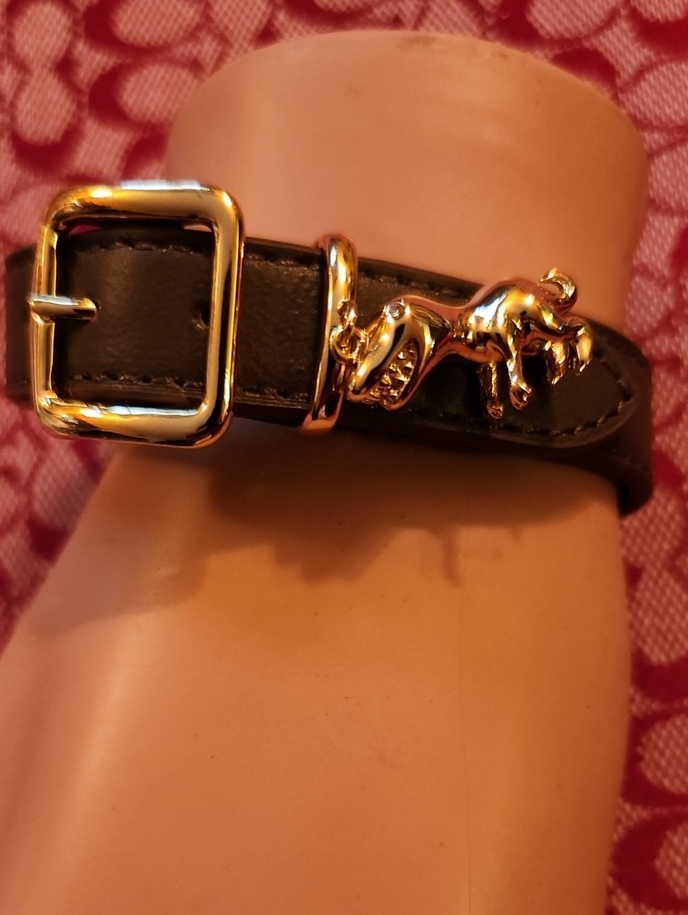 COACH Bracelet with Gold Dinosaur Accent